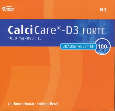 CalciCare-D3 FORTE 1000mg/880 I.E.