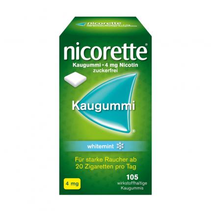 nicorette 4 mg Nikotinkaugummi whitemint -20% Cashback*