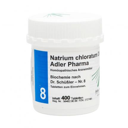 Natrium chloratum D6 Adler Pharma Biochemie nach Dr. Schüßler Nr.8, Tablette