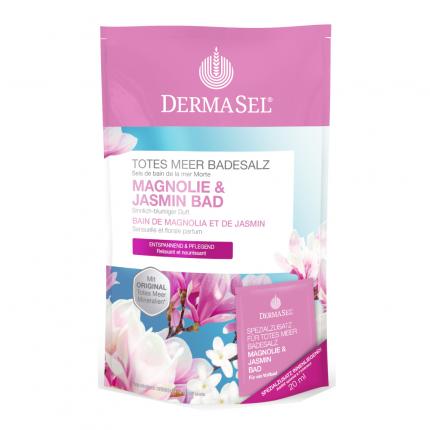 DERMASEL Totes Meer BADESALZ Magnolie &amp; Jasmin