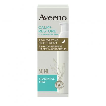 Aveeno CALM+RESTORE Re-Hydrierende Hafer Nachtcreme