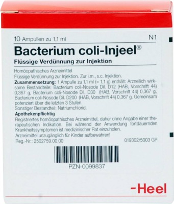 BACTERIUM COLI Injeel Ampullen