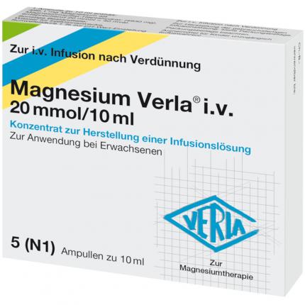 Magnesium Verla i.v. 20 mmol/10 ml