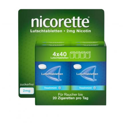 nicorette Lutschtablette freshmint 2 mg Nikotin zur Raucherentwöhnung