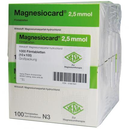 MAGNESIOCARD 2,5 mmol Filmtabletten