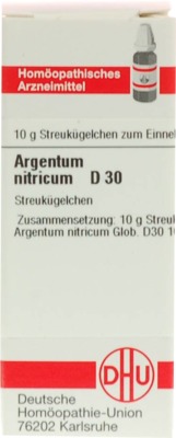 ARGENTUM NITRICUM D 30 Globuli