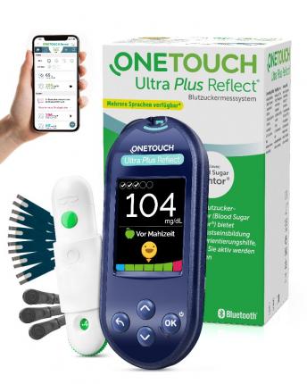 OneTouch Ultra Plus Reflect Blutzuckermessgerät mg/dL