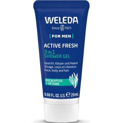 WELEDA FOR MEN ACTIVE FRESH 3 IN 1 SHOWER GEL