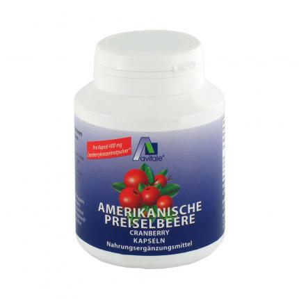 Avitale PREISELBEERE amerikanisch 400 mg Kapseln