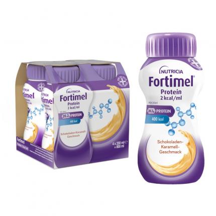 Fortimel Protein 2 kcal Schokolade-Karamell