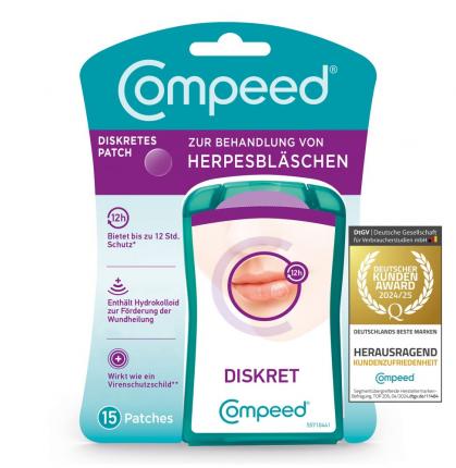 Compeed HERPES Patches DISCRET mit APPLIKATOR