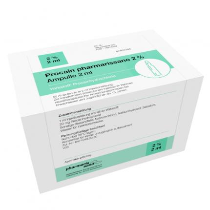 Procain pharmarissano 2 % Ampulle 2 ml