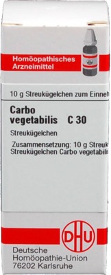 CARBO VEGETABILIS C 30 Globuli