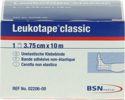 LEUKOTAPE Classic 3,75 cmx10 m weiß