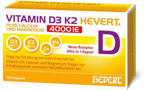 VITAMIN D3K2 HEVERT 4000IE