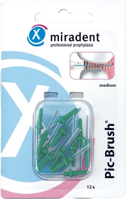 miradent Pic-Brush medium Interdentalbürsten grün