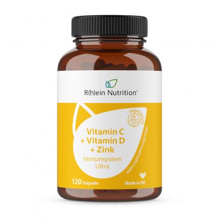 Vitamin C + Vitamin D + Zink Immunsystem Ultra