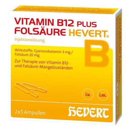 VITAMIN B12 PLUS FOLSÄURE HEVERT