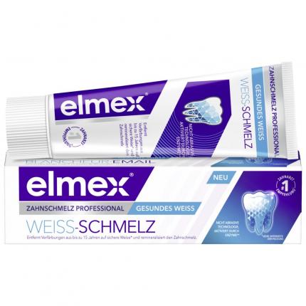 elmex ZAHNSCHMELZ PROFESSIONAL GESUNDES WEISS WEISS-SCHMELZ