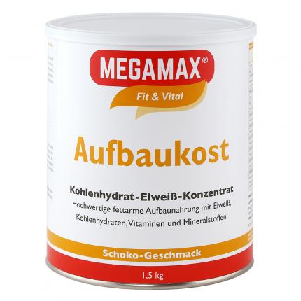 MEGAMAX Aufbaukost Schoko Pulver