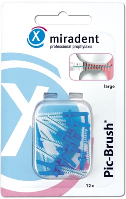 miradent Pic-Brush large Interdentalbürsten blau