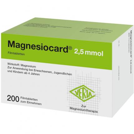 MAGNESIOCARD 2,5 mmol