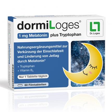 dormiLoges Melatonin plus Tryptophan