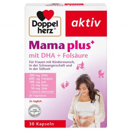 Doppelherz aktiv Mama plus mit DHA + Folsäure