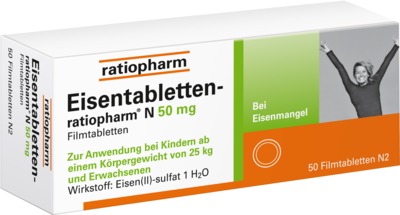 Eisentabletten-ratiopharm N 50mg