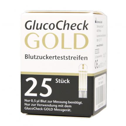 GLUCO CHECK GOLD Blutzuckerteststreifen