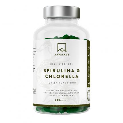 AAVALABS Organic Spirulina &amp; Chlorella