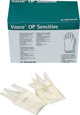 Vasco OP Sensitive Handschuhe steril Puderfrei Größe 7,5