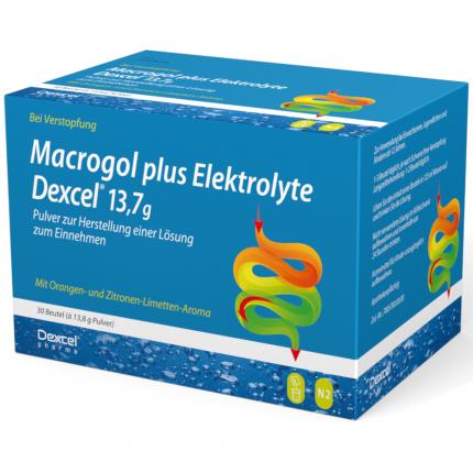 Macrogol plus Elektrolyte Decxel 13,7g