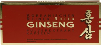 ROTER GINSENG Extrakt Kapseln