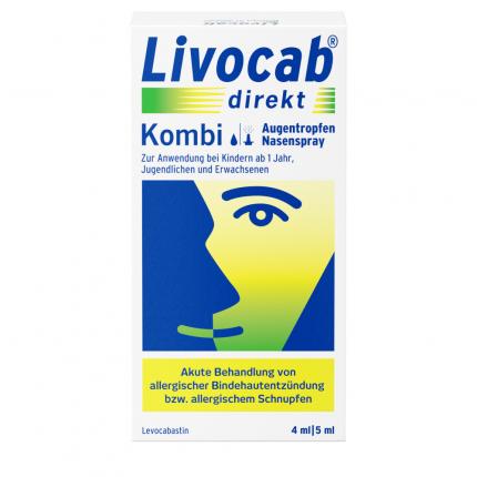 Livocab direkt Kombi: Nasenspray &amp; Augentropfen