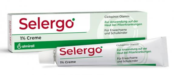 Selergo 1% Creme zur Behandlung von Hautpilz