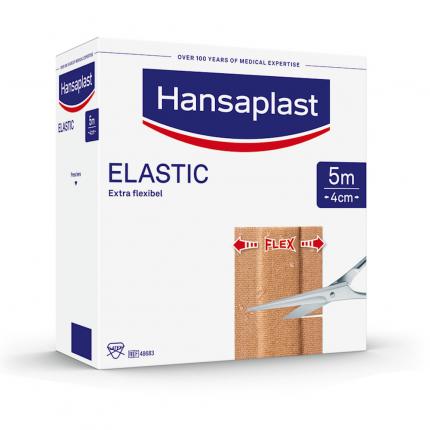 Hansaplast ELASTIC Pflaster 4 cmx5 m