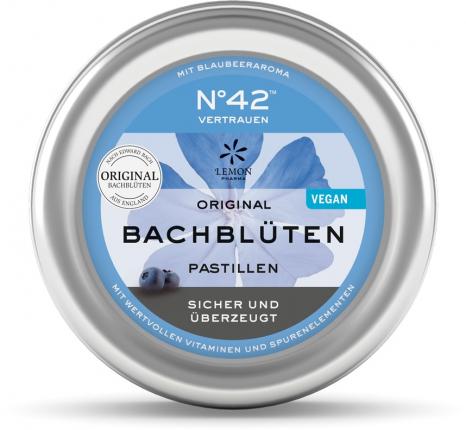 ORIGINAL BACHBLÜTEN PASTILLEN No 42 VERTRAUEN