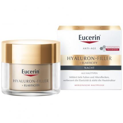 Eucerin HYALURON FILLER + ELASTICITY Nachtpflege - 20% sparen*