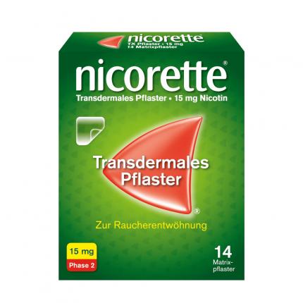 nicorette Nikotinpflaster mit 15 mg Nikotin -20% Cashback*