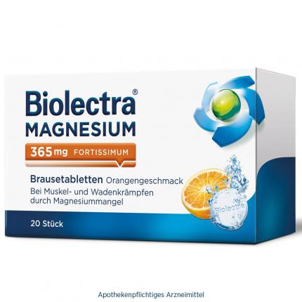 Biolectra MAGNESIUM 365mg FORTISSIMUM Orange