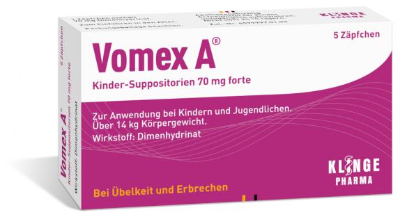 Vomex A Kinder 70mg forte - Bei Übelkeit und Erbrechen