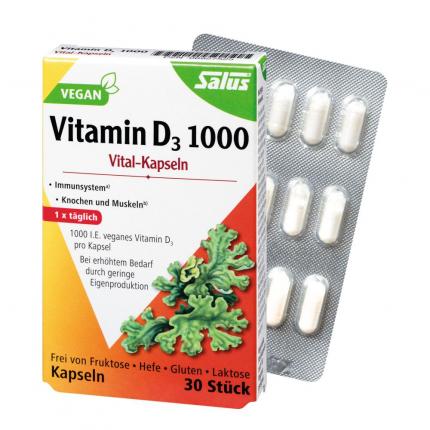 Salus Vitamin D3 1.000 Vital-Kapseln