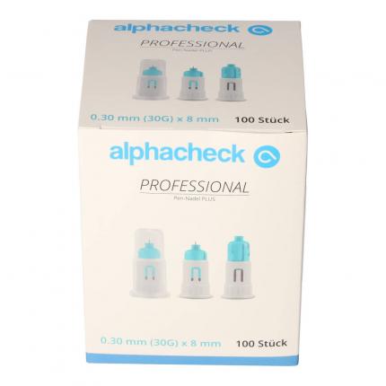 alphacheck professional Pen-Nadeln Plus 30 G x 8 mm