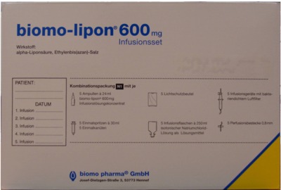 BIOMO LIPON 600 mg Infusionsset Ampullen