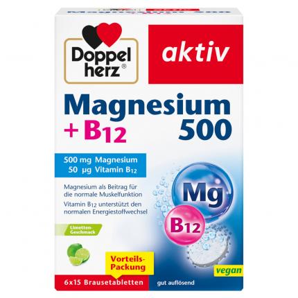 Doppelherz aktiv Magnesium 500 + B12