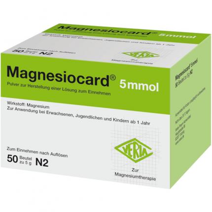 MAGNESIOCARD 5 mmol Plv.z.Her.e.Lsg.z.Einnehmen