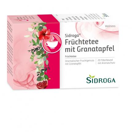 SIDROGA Wellness Früchtetee mit Granatapfel Filterbeutel