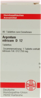 ARGENTUM NITRICUM D 12 Tabletten