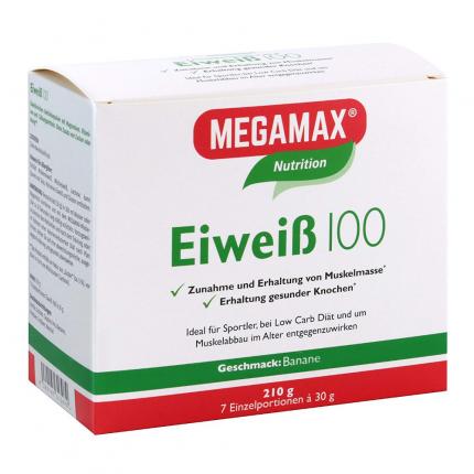 Eiweiss 100 Banane Megamax Pulver